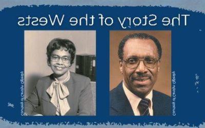 Ira and Gladys West exhibit at the Dahlgren Heritage Museum